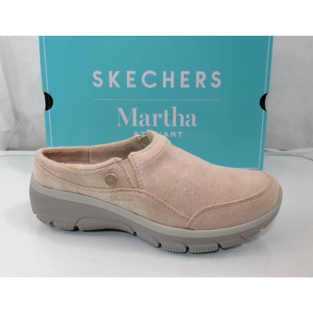Skechers Martha Stewart Easy Going Comfy Feeling Slipper Clogs Natural Size 7.5